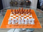 Dominique Kleiner - Échiquier “Hermès orange spiral” – Œuvre