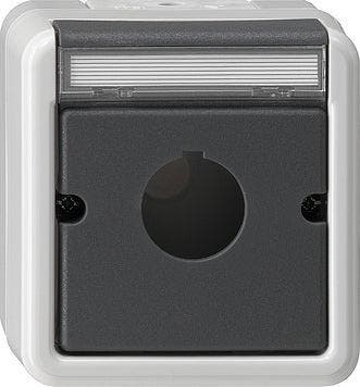 Gira Spatwaterdicht Opbouw-insteekschakelaar - 027230, Doe-het-zelf en Bouw, Elektriciteit en Kabels, Verzenden, Nieuw