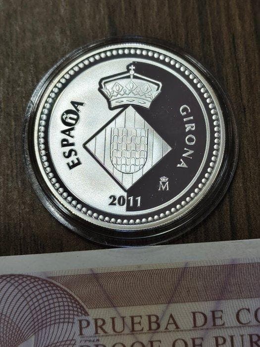 Spanje. 5 Euro 2011 Girona (Zonder minimumprijs), Postzegels en Munten, Munten | Europa | Niet-Euromunten