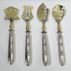 Serveergerei (4) - .800 zilver - 1850-1900 -