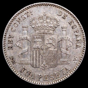Spanje. Alfonso XIII. 1 Peseta 1903*03 SMV (Zonder