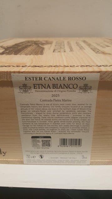 2025 Ester Canale, Etna Bianco Pietra Marina - Sicilië - 3