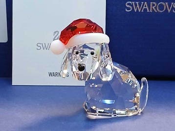Swarovski - Verena Castelein - Figuur - Weihnachtshund Hund