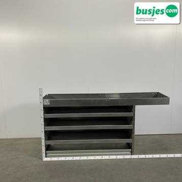 Aluca bedrijfswageninrichting 1750x420x850mm (3149), Verzenden, Gebruikt