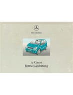 2001 MERCEDES BENZ A KLASSE INSTRUCTIEBOEKJE DUITS, Ophalen of Verzenden