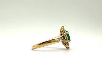 Zonder minimumprijs - Ring - 18 karaat Geel goud - 0.30ct., Nieuw