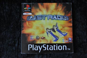 Blast Radius Playstation 1 PS1 Manual Only PAL, Verzenden