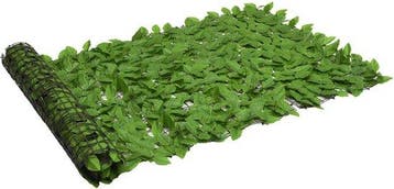 Balkonscherm groene bladeren 100x300 cm, Tuin en Terras, Tuinschermen, Verzenden, Nieuw