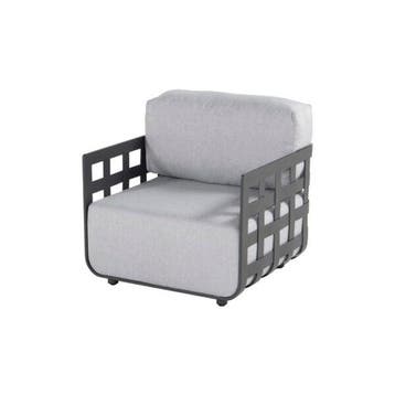2dekans | Hartman Cestelli Loungestoel Aluminium Charcoal –, Tuin en Terras, Ophalen of Verzenden, Nieuw