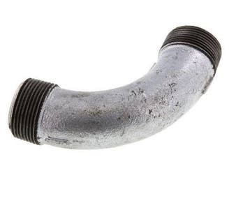 Tube coudé 90deg R1 1/4 Fonte 25bar (351.25psi), Verzenden