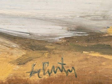 Federico De Curtis (XX) - Paesaggio, Antiek en Kunst