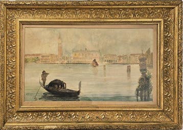 École italienne (XIX) - Veduta di Venezia