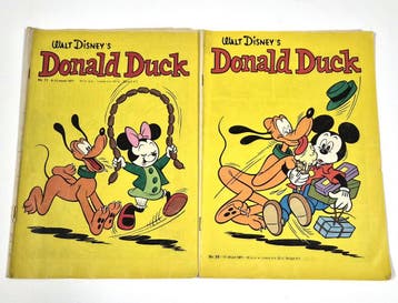 Vintage Donald Duck weekbladen 1971 – nr. 11 en 30 (set van, Verzamelen, Verzenden