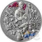 Ghana. 10 Cedis 2024 Ukraine. Battle Hardened, 2 Oz, Antique