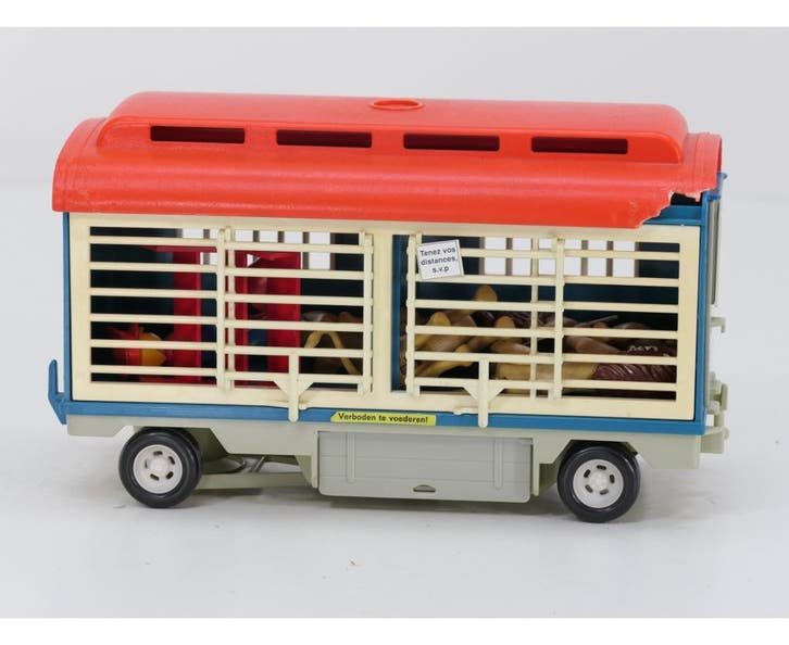 Playmobil 3514 Circus Leeuwenwagen + 3477 Woonwagen met C..., Hobby & Loisirs créatifs, Modélisme | Autre, Enlèvement ou Envoi