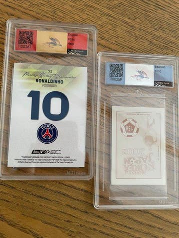 Topps Ronaldinho - 2 Card - Excellent (EX), Nieuw