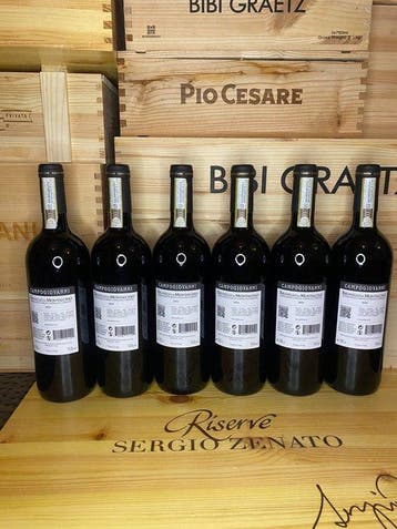2021 Campogiovanni - Brunello di Montalcino - 6 Bouteilles, Nieuw