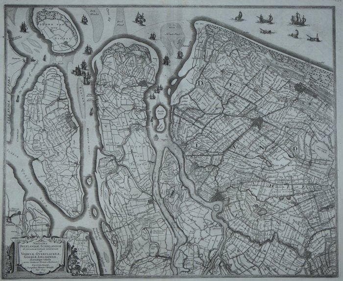 Nederland - Zuid Holland; Balthasar Florisz van Berckenrode, Livres, Atlas & Cartes géographiques