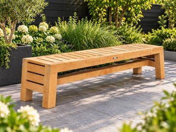 Veiling - 2x Woodvision Douglas tuinbank Riva - 200x45x45c, Jardin & Terrasse