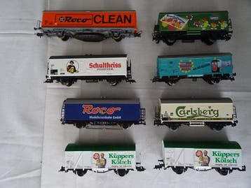 Märklin, Liliput, Roco H0 - Modeltrein goederenwagon (8) - 8, Nieuw