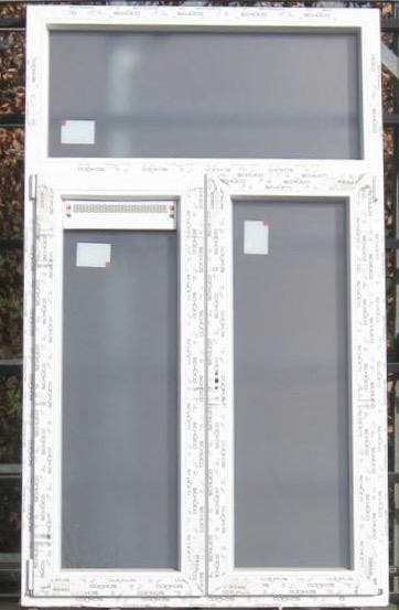 pvc raam , chassis ,venster , kozijn 112 x 188 wit, Doe-het-zelf en Bouw, Raamkozijnen en Schuifdeuren, Inclusief glas, Nieuw