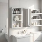 vidaXL Badkamer wandkast Wit 30 x 10 x 50 cm Geconstrueerd, Verzenden, Nieuw