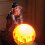 Aristide de Ranieri (1865-1929). - Lamp - Verbronst hars,