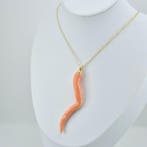 Corail - Argent, Plaqué or - Collier avec pendentif - CORNO, Collections