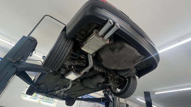 FOX Audi S2 B4 achterdemper 76mm, voordemper en Y-aansluitle, Autos : Pièces & Accessoires, Systèmes d'échappement, Envoi