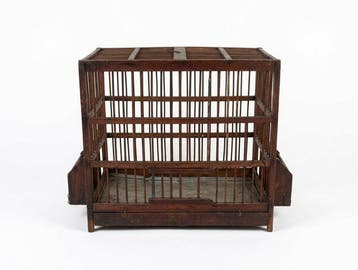 Cage à oiseaux - Bois - Volière