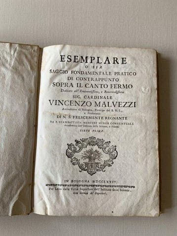 Giambattista Martini - Esemplare o sia Saggio fondamentale
