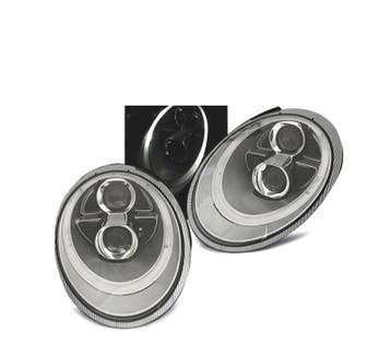 Phares Pour Porsche Carrera 997 04-09 AngelS Eyes Fond Gris, Auto-onderdelen, Verlichting, Verzenden, Nieuw