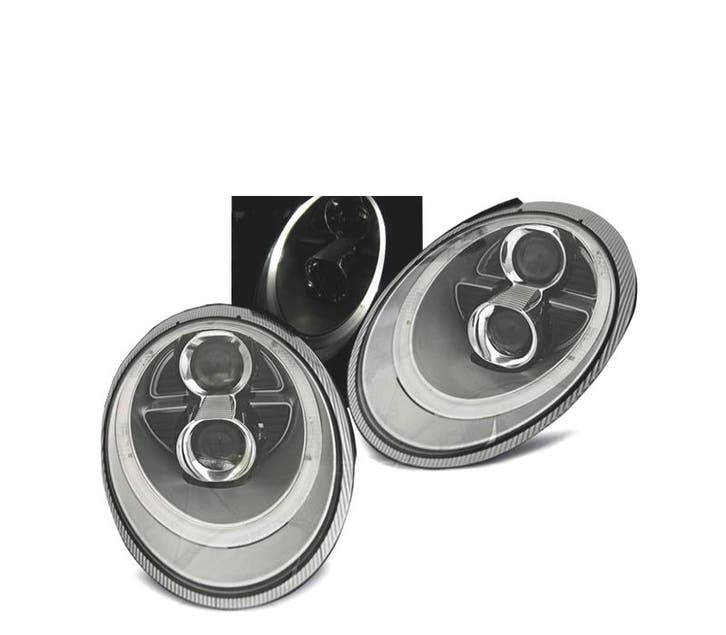 Phares Pour Porsche Carrera 997 04-09 AngelS Eyes Fond Gris, Auto-onderdelen, Verlichting, Verzenden