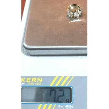 Bague - 19,2 carats Or jaune, Or blanc - 1.12ct. tw. Diamant, Nieuw