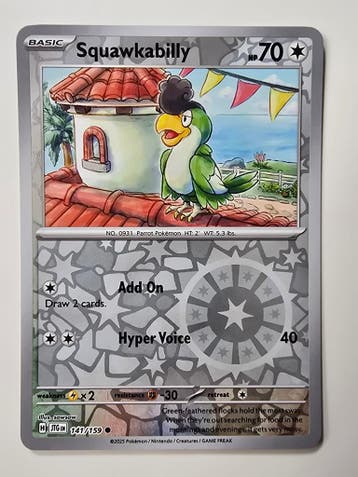 SQUAWKABILLY (JOURNEY TOGETHER 141/159) (REVERSE HOLO)