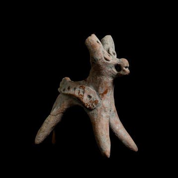 Indus Vallei Terracotta Beeld van een jachthond - 2600, Verzamelen