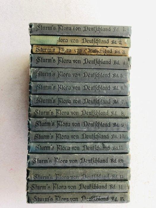 Ernst H.L. Krause - Flora von Deutschland in Abbildungen, Antiek en Kunst, Antiek | Boeken en Manuscripten