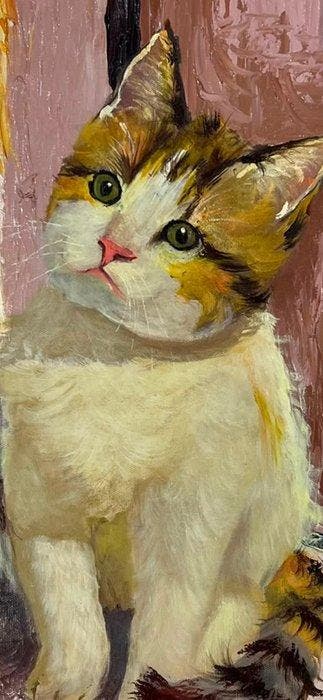 Le Trung Hau - Le Chaton 60 40 cm  Vendu sans prix de