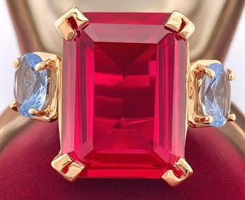 Sans prix de réserve - Bague - 9 carats Or rose, Argent -, Bijoux, Sacs & Beauté, Bagues