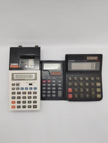 Casio - Rekenmachine (3) - 1980-1990 - HR-7 SL-510 MS-70L, Nieuw