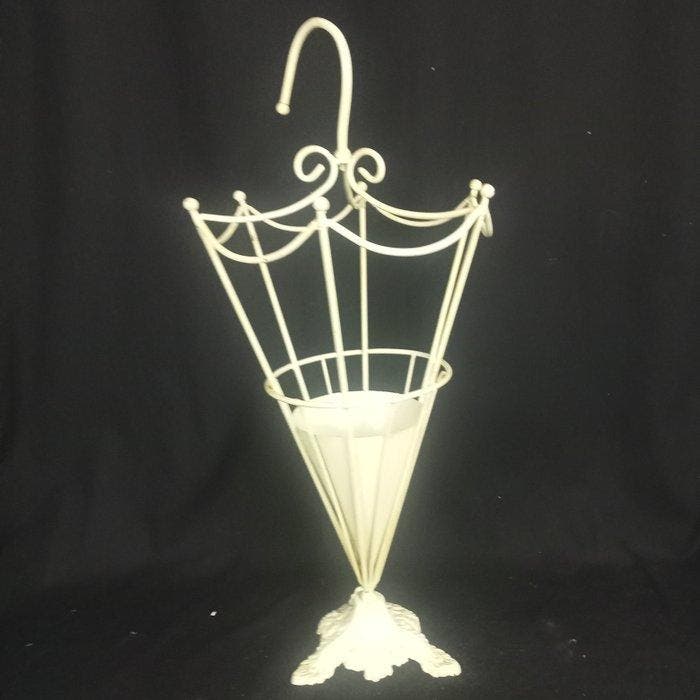 Paraplustandaard/rek - Gelakt draadstaal - robuust en, Antiek en Kunst, Curiosa en Brocante