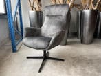 Veiling - Draaifauteuil Wenen - Velours - Hunter - Groen, Nieuw