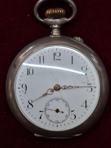 Zakhorloge zilver Fraaie kast - 1900-1949, Nieuw