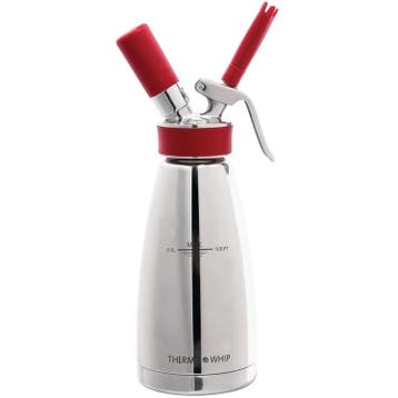 Slagroomapparaat | THERMO WHIP | RVS | 0.5L | 3 Spuitmonden, Verzenden, Nieuw in verpakking