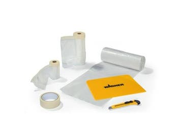 Veiling - 5x Wagner universele afdekfolie set, Doe-het-zelf en Bouw, Schildersmaterialen, Nieuw