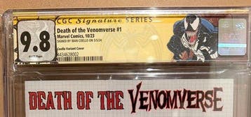 Death of the Venomverse #1 - Coello Variant Cover - Signed, Livres
