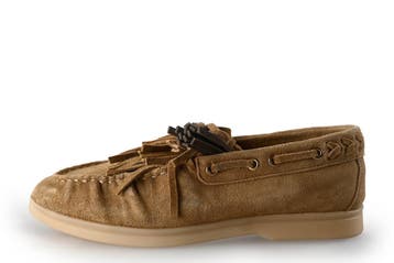 Ayana Instappers in maat 38 Beige, Kleding | Dames, Verzenden, Zo goed als nieuw, Ayana, Instappers