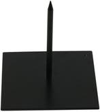 Metaal standaard solid basic iron foot met gaatje in voet, Nieuw