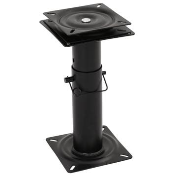 vidaXL Bootstoelpoot verstelbaar met 360° draaiplateau staal, Watersport en Boten, Verzenden, Nieuw