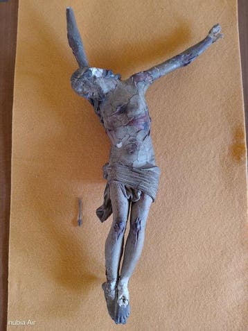 Crucifix - Papier, Gips - 1850-1900 - Corpus Christi - 40 cm